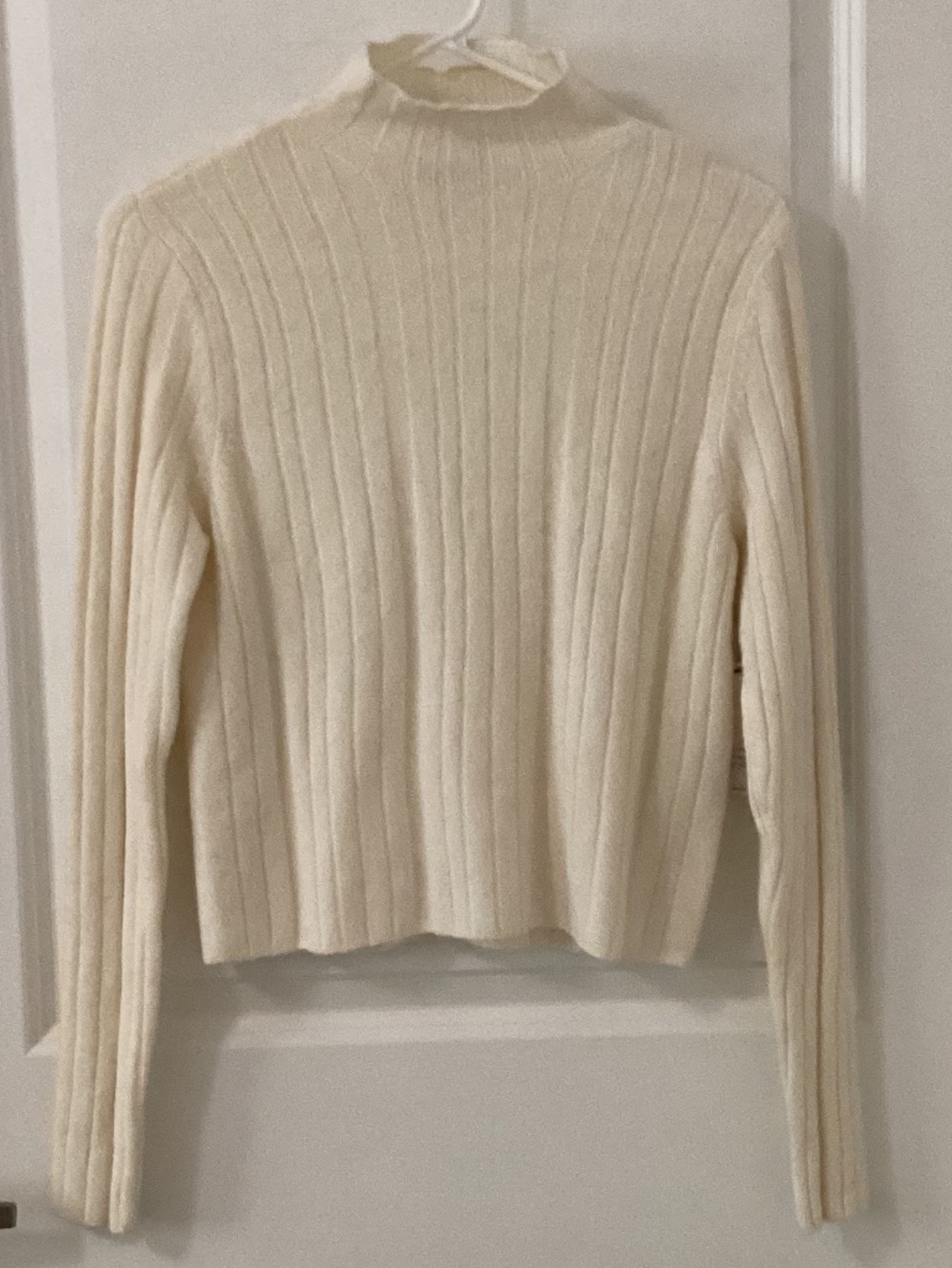 Calvin Klein Jeans Ivory Mock neck sweater NWT